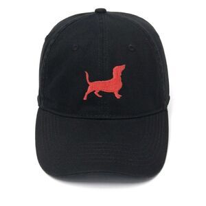 Dachshund Embroidery: Stylish Velcro Hat for Dog Lovers Unveiled Now.